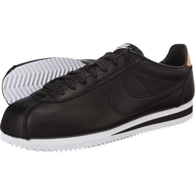 Nike Klassinen Cortez nahka Se 004 musta