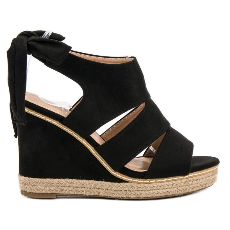 Anesia Paris Wedge sandaalit musta