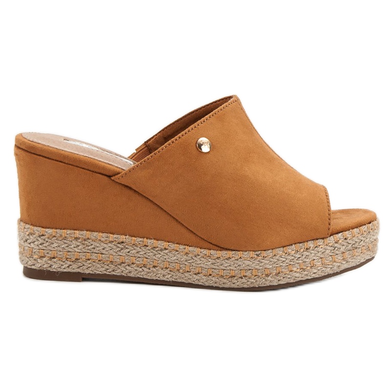 Best Shoes Wedge sandaalit ruskea