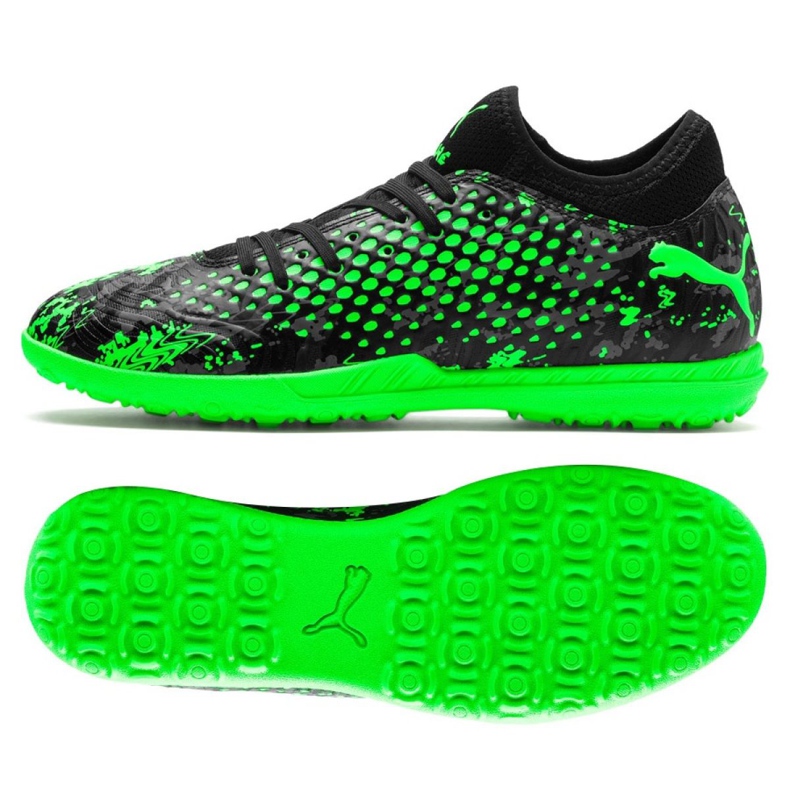 Jalkapallokengät Puma Future 19.4 Tt M 105548 03 monivärinen vihreä