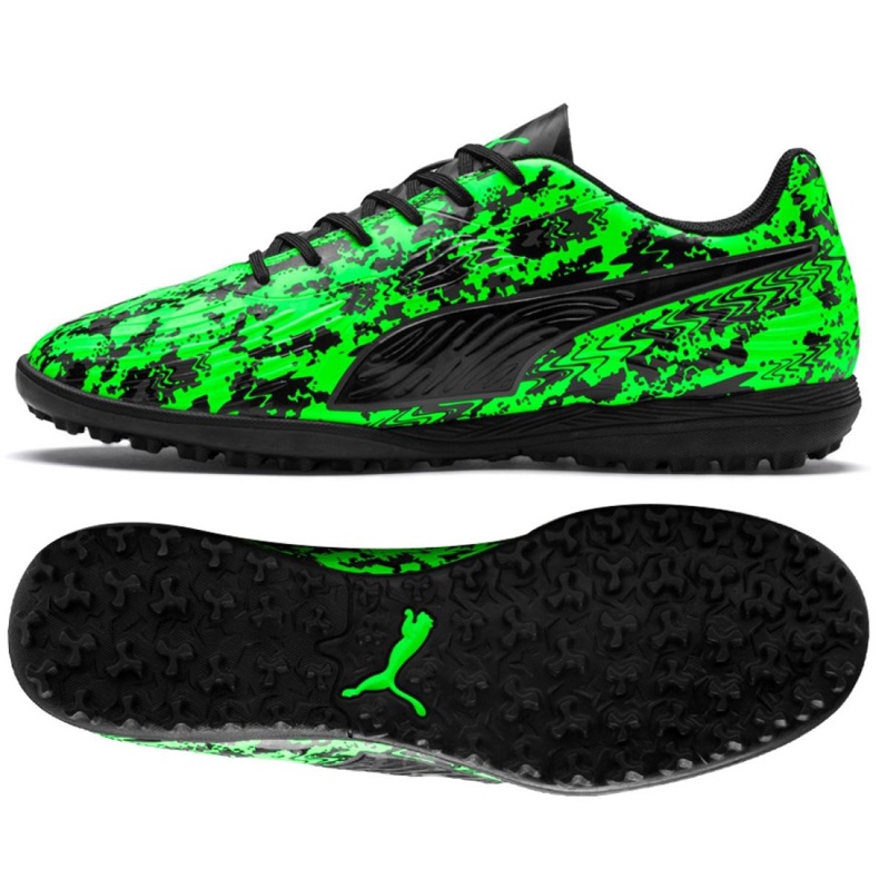 Puma PUMA One 19.4 Tt M 105495 ​​03 jalkapallokengät monivärinen vihreä