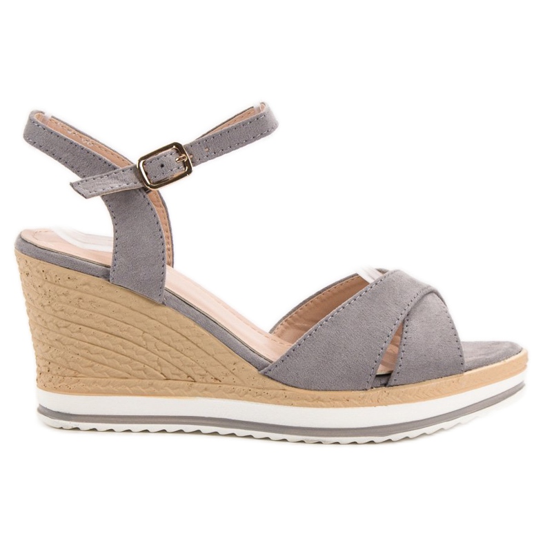 Anesia Paris Muodikkaat harmaat sandaalit