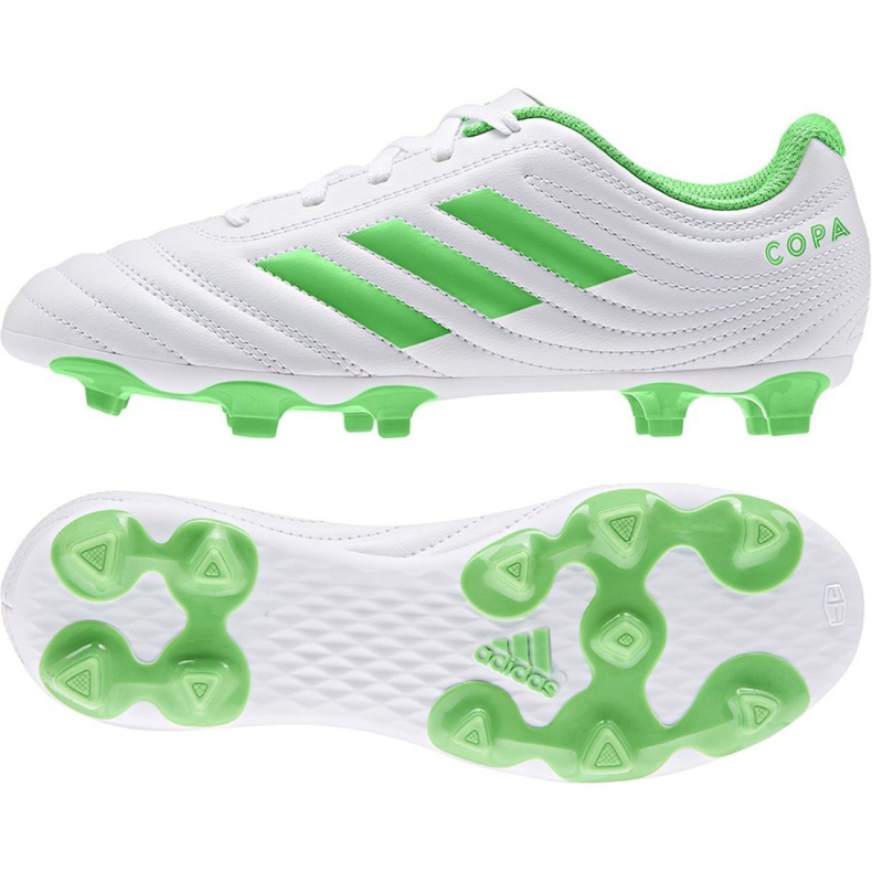 Adidas Copa 19.4 Fg Jr D98089 jalkapallokengät monivärinen valkoinen