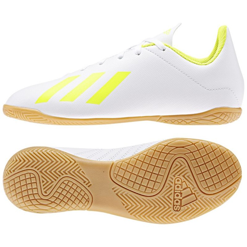Sisäkengät adidas X 18.4 In Jr BB9411 monivärinen valkoinen