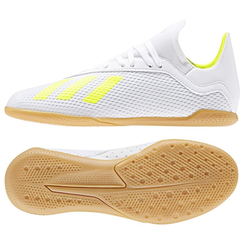 Sisäkengät adidas X 18.3 In Jr BB9397 monivärinen valkoinen