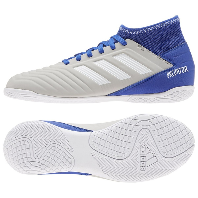 Sisäkengät adidas Predator 19.3 In Jr CM8545 monivärinen harmaa