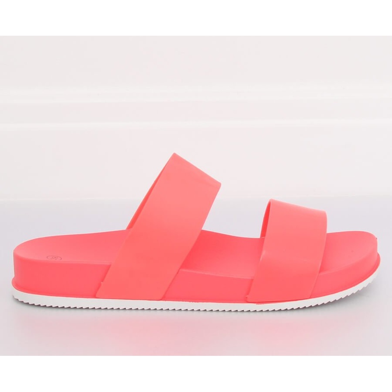 Tossut kuminauhoilla koralli CK66P Coral punainen