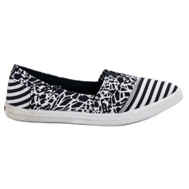 Sweet Shoes Slipons kuvioinnilla tummansininen