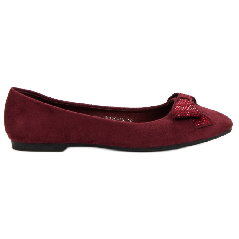Best Shoes Maroon -ballerinat punainen