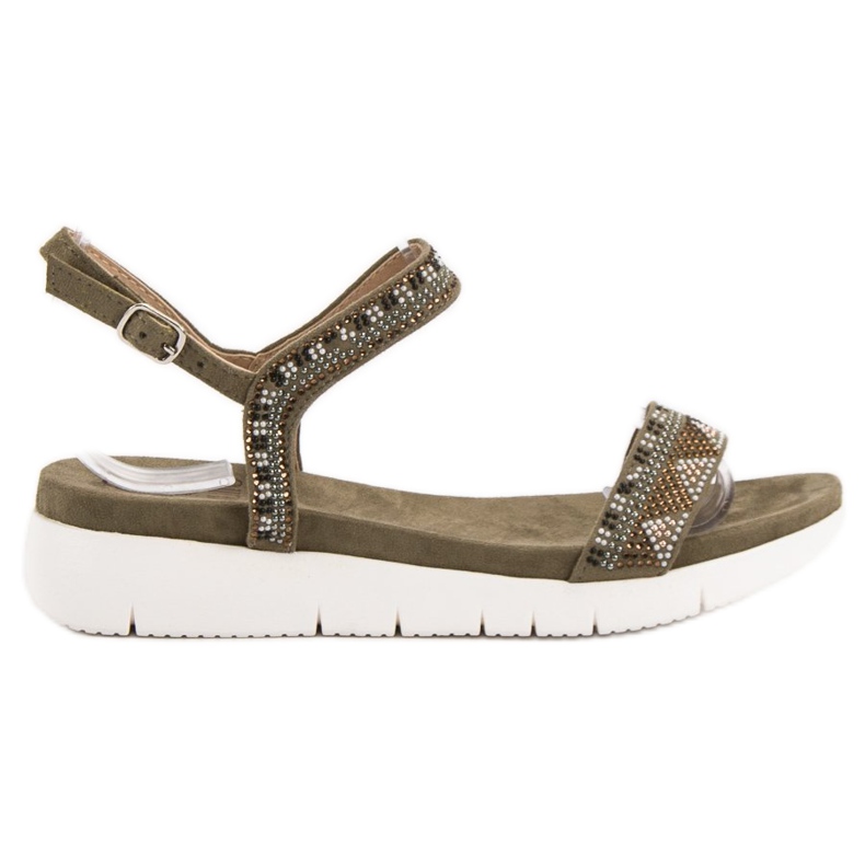 Kylie Khaki Wedge Sandaalit vihreä