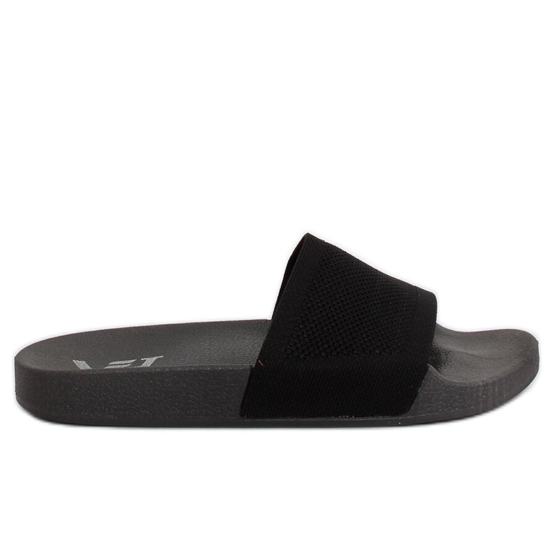 Mustat tossut, neulottu vyö PT-110 Musta