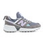 New Balance Ws574prc Sport Gunmetal, jossa tumman violetti Glo harmaa