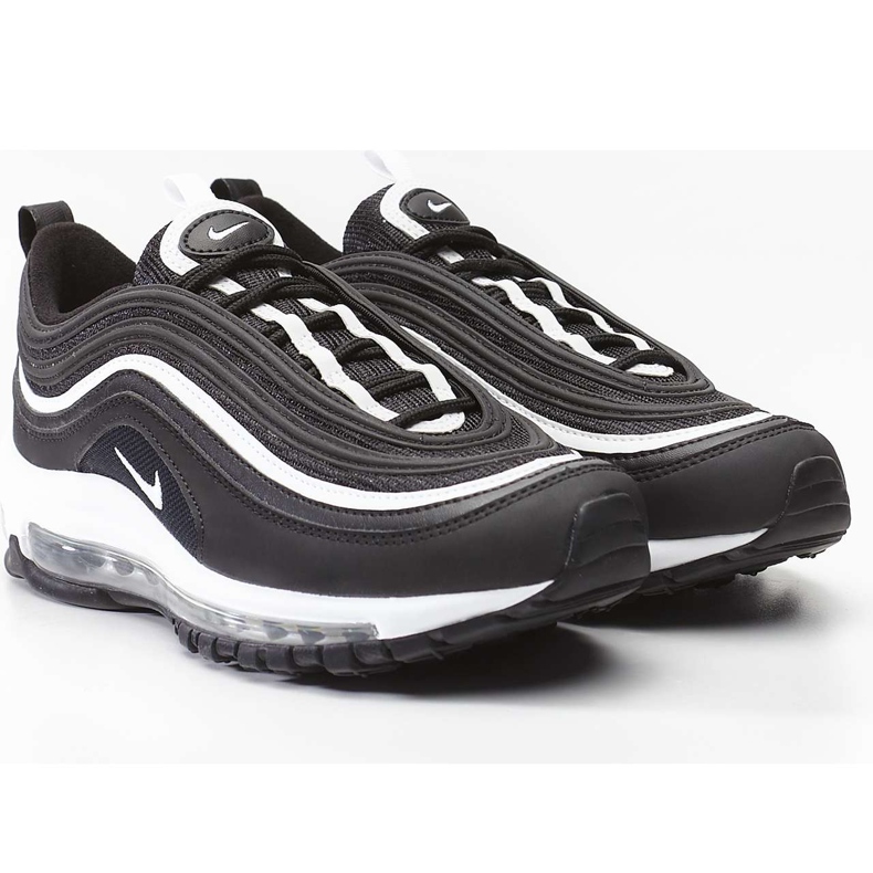 Nike Air Max 97 Gs 009 Musta valkoinen metallinen hopea harmaa monivärinen