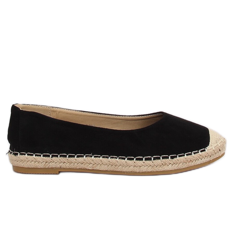 Musta ballerina espadrilles N-2980 musta