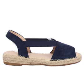 Tummansiniset espadrillit SA-2893 Sininen tummansininen
