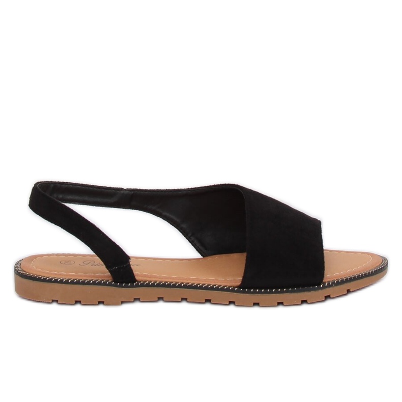 Mustat naisten epäsymmetriset sandaalit 982 musta