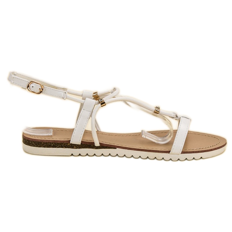 SHELOVET Valkoiset sandaalit valkoinen