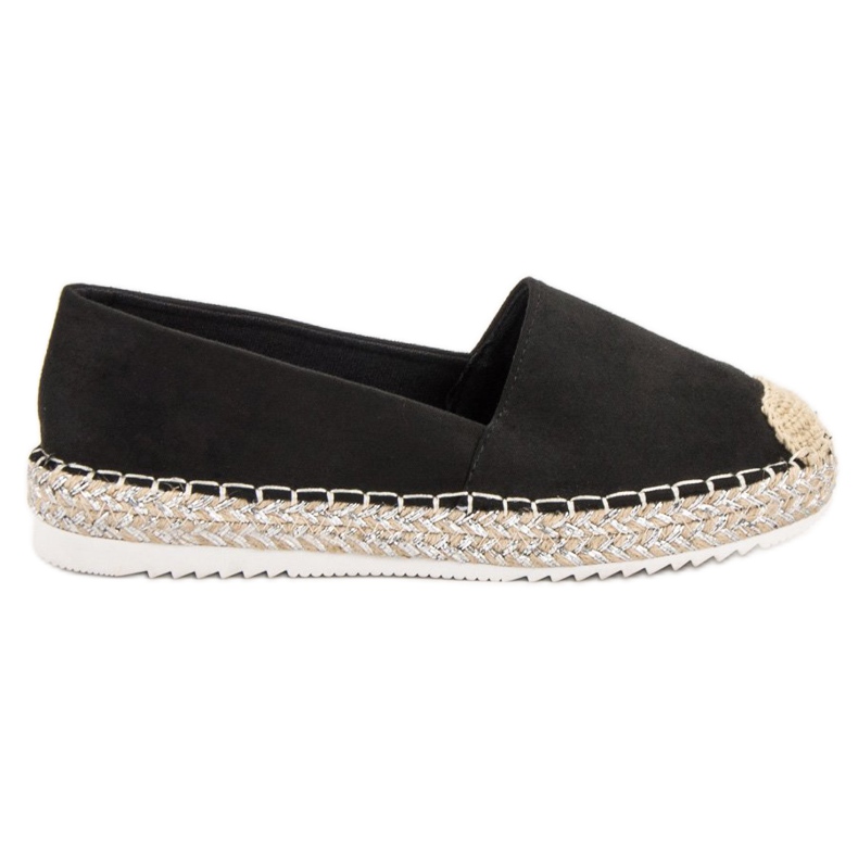 SHELOVET Suede Espadrilles musta