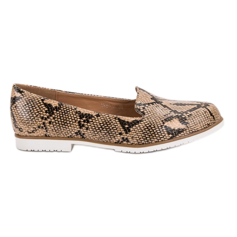 SHELOVET Lordsy Snake Print ruskea