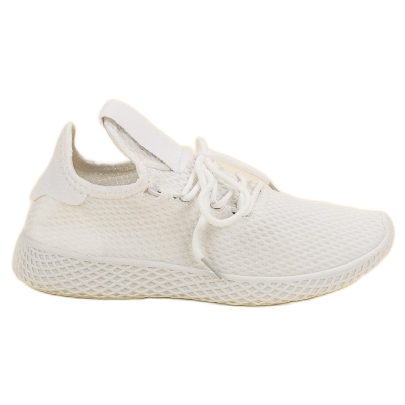 SHELOVET Liukastettavat tekstiiliset urheilukengät valkoinen