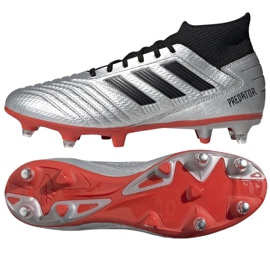 Adidas Predator 19.3 Sg M F99992 jalkapallokengät monivärinen hopea