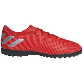 Adidas Nemeziz 19.4 Tf Jr F99935 jalkapallokengät punainen appelsiinit ja punaiset