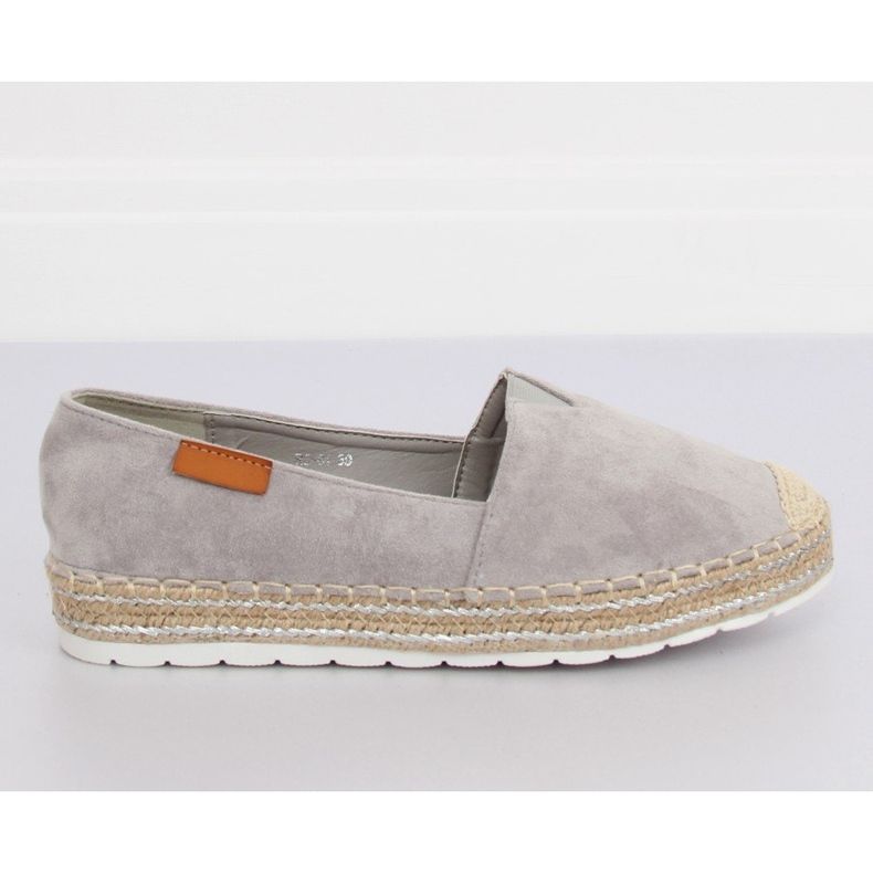 Harmaa mokka espadrilles RC-61 Grey II-GAT