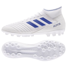 Adidas Predator 19.3 Ag M D97943 jalkapallokengät valkoinen valkoinen