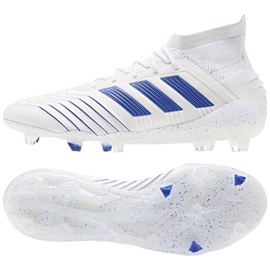 Adidas Predator 19.1 Fg M BC0550 jalkapallokengät valkoinen valkoinen