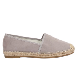 Harmaat espadrillit naisille LX178 Harmaa