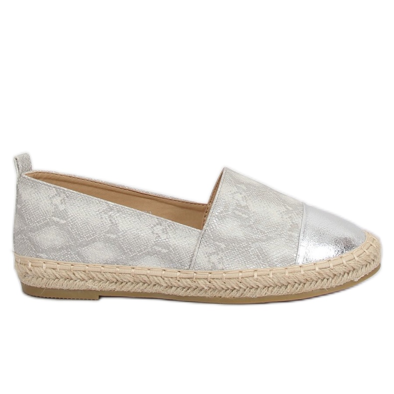 Harmaat espadrillit naisille A643-ESP-1 Harmaa