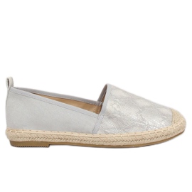 Harmaat espadrillit naisille A629-ESP-1 Harmaa