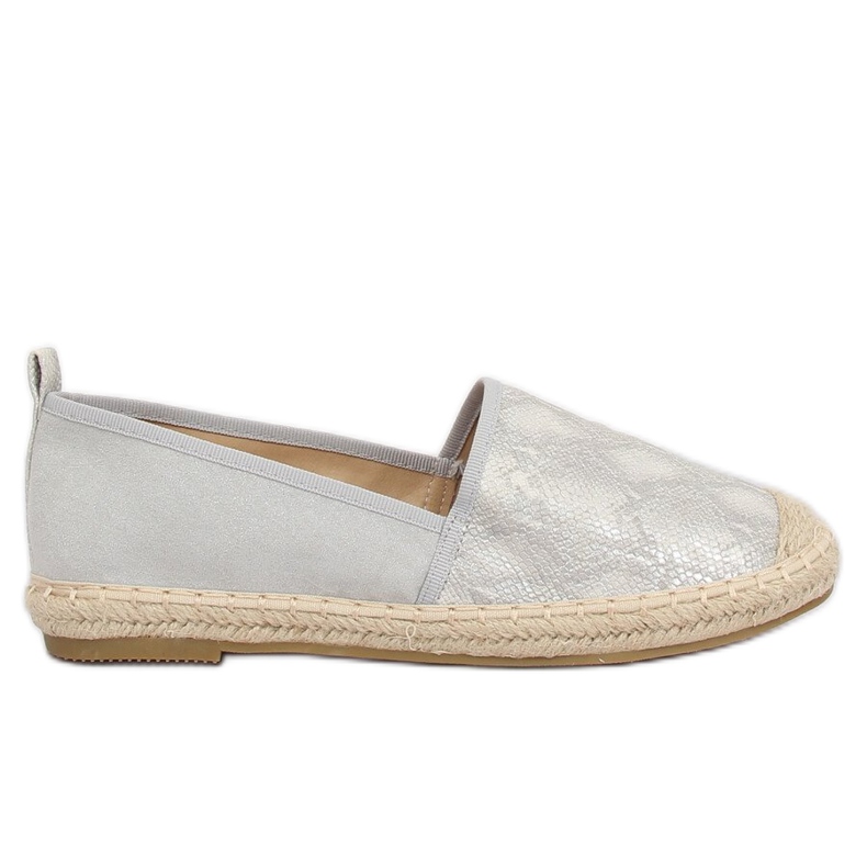Harmaat espadrillit naisille A629-ESP-1 Harmaa