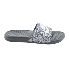 Nike Benassi Just Do It Print 631261-403 Dia valkoinen tummansininen