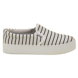 SHELOVET Valkoiset raidat valkoinen