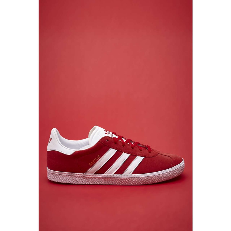 Adidas Gazelle J 543 Scarlet Jalkineet White Gold Metallic punainen