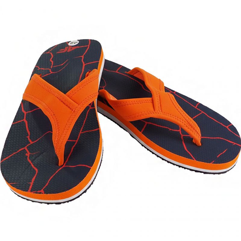 Tossut 4F M H4L19 KLM004 30S tummansininen laivastonsininen oranssi