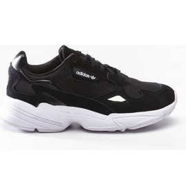 Adidas Falcon W 129 Core Black Core musta jalkineet valkoinen