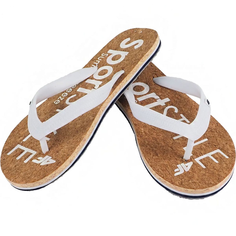 Tossut 4f W H4L19-KLD002 10S valkoinen ruskea