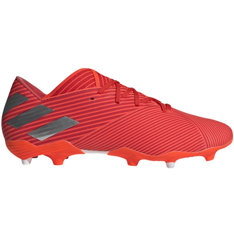 Adidas Nemeziz 19.2 Fg M F34385 jalkapallokengät punainen punainen