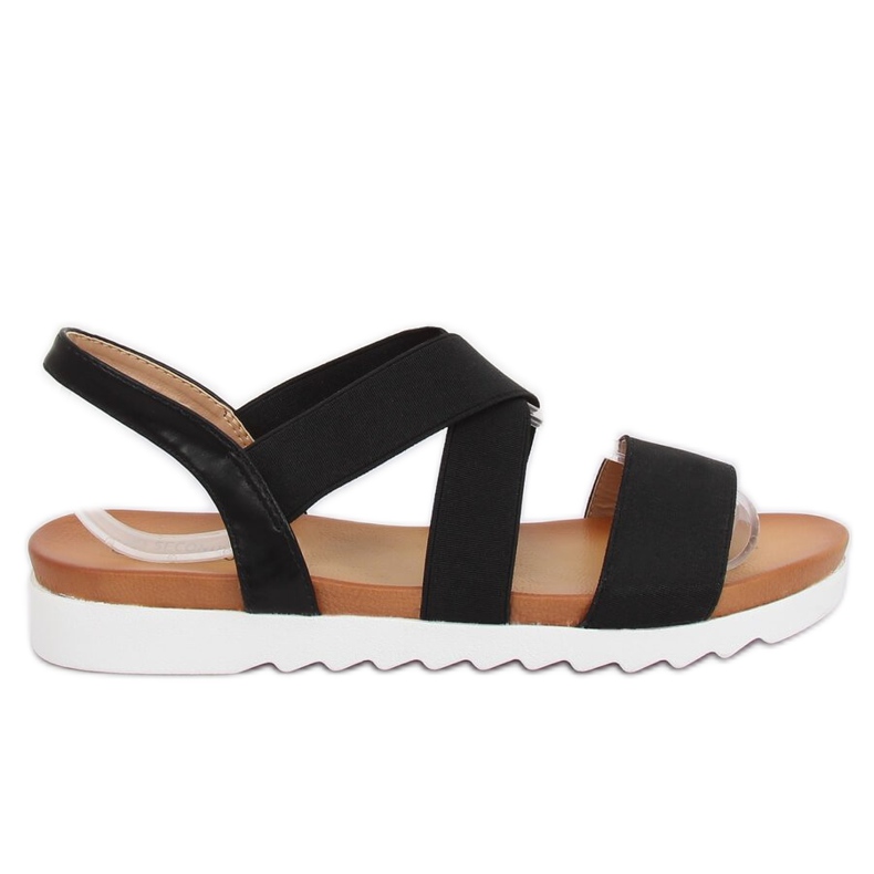 Mustat naisten sandaalit P0P1268-16 Musta