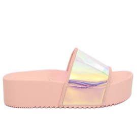 Holografiset vaaleanpunaiset tossut CK81P Vaaleanpunainen