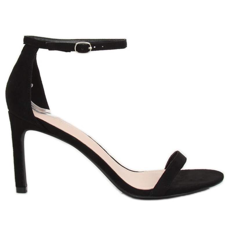 Mustat sandaalit korkokengissä NF-31P Black