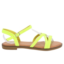 Keltaiset naisten sandaalit WL255 Keltainen