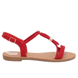 Punaiset naisten sandaalit L520 Red punainen