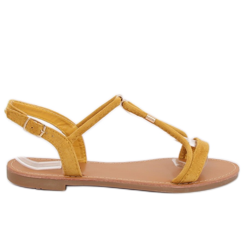 Keltaiset naisten sandaalit L520 Keltainen