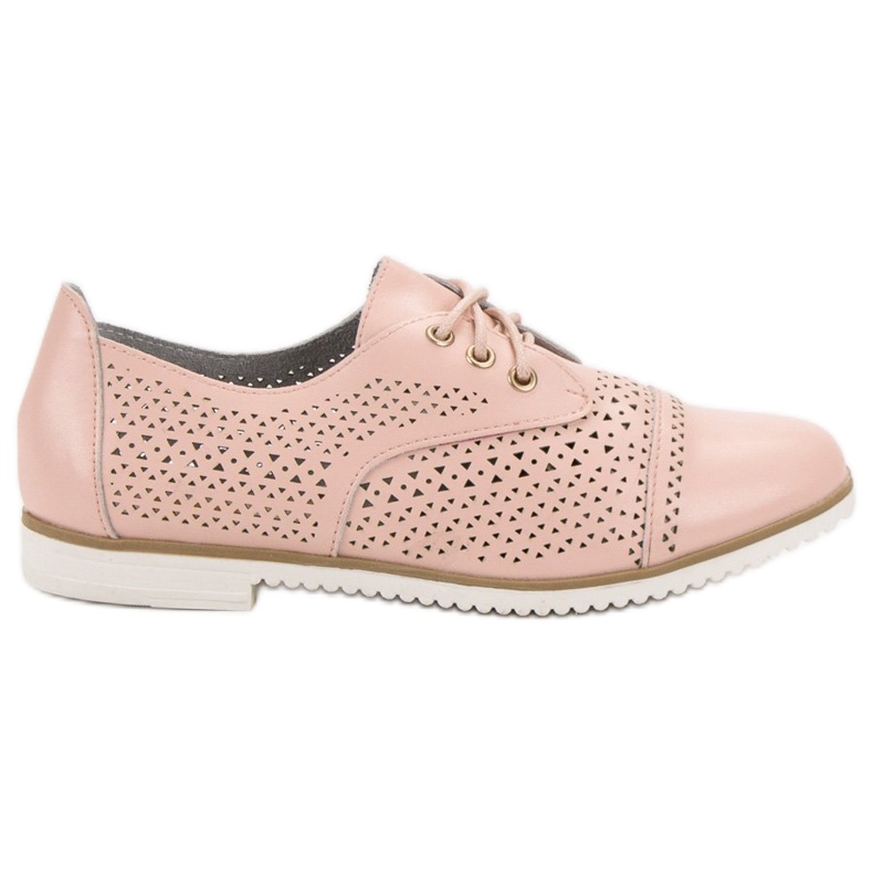 Mazaro Nahkaiset avoimet kengät vaaleanpunainen