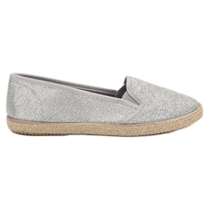 SHELOVET Silver Slip-On lenkkarit harmaa