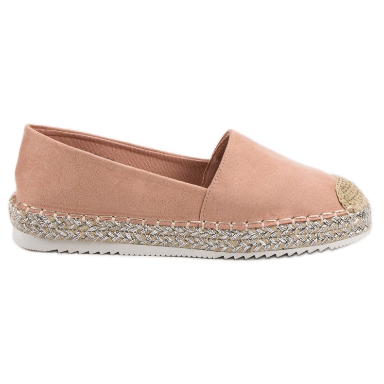SHELOVET Suede Espadrilles vaaleanpunainen