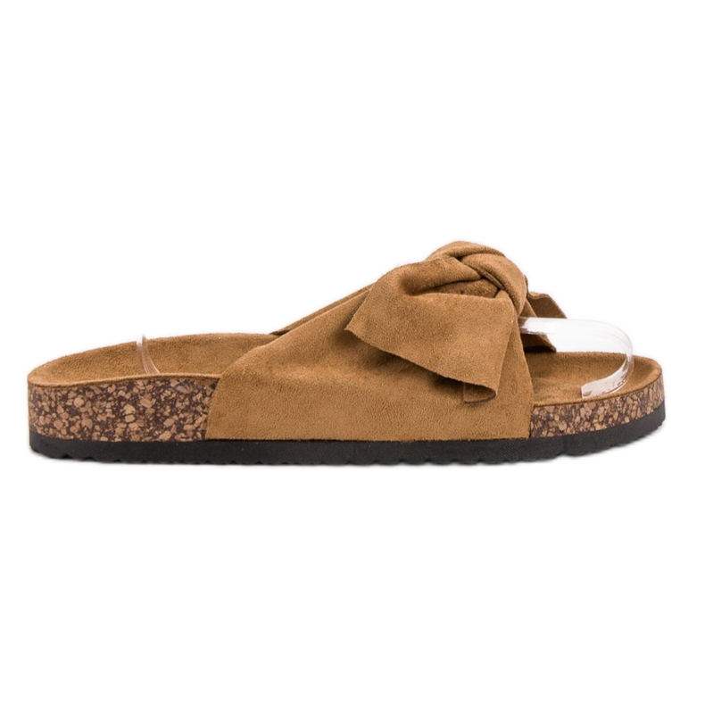 Mannika Tossut, joissa rusetti ruskea